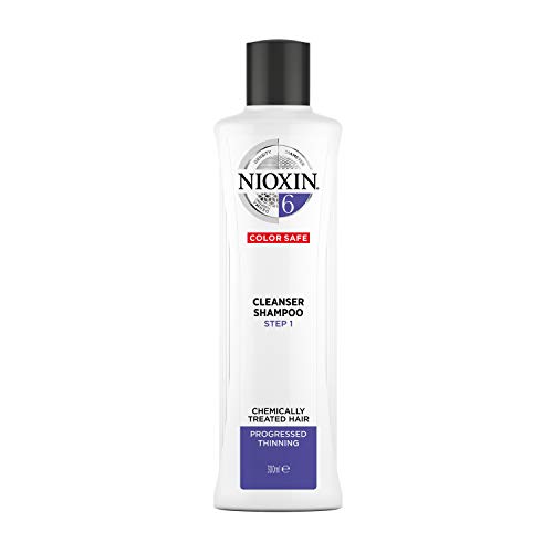 NIOXIN - Champú antigrasa limpiador - para Cabello Tratado Químicamente y muy Debilitado - Sistema 6 - paso 1 - 300 ml