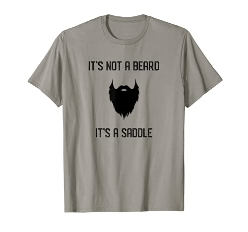 No es una barba, es un regalo de silla de montar Camiseta