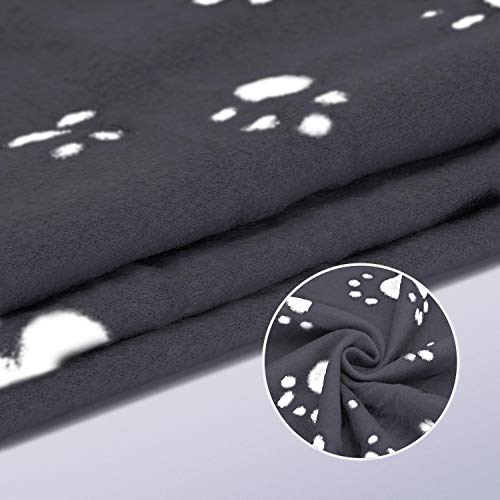 Nobleza – Manta Suave de Felpa para Perros, Gatos y Otras Mascotas. Lavable. 6 Unidades. Color Negro, 160 * 100 cm