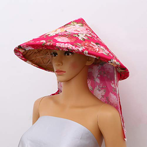 NONE Sombrero Asiático Oriental Chino Sombrero Japonés Accesorios para Trajes Chinos
