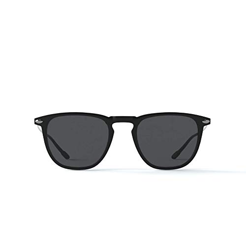 Nooz Gafas de sol polarizadas para hombre y mujer - Protección de categoría 3 - Color negro - con estuche compacto - Colección DINO