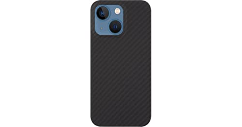 Novodio Carcasa para iPhone 13, diseño de Kevlar y fibra de carbono