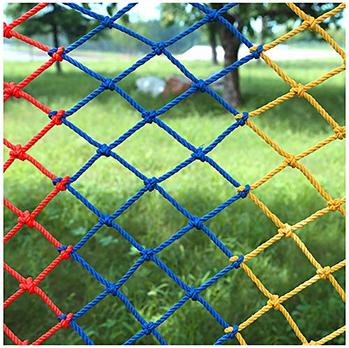 Nylon Protection Net Outdoor Protective Net Protective Net Multifunción Construcción Safenet Cerca Escalada Cuerda Tejido Cubierta De Carga Anti-Drop Net(Size:1 * 4m （3 * 13ft）)