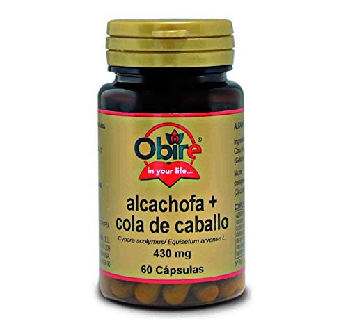 Obire Alcachofa + cola de caballo 430 mg. 60 capsulas
