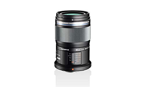 Objetivo Olympus M.Zuiko Digital ED 60 mm F2.8, zoom estándar, adecuado para todas las cámaras MFT (modelos Olympus OM-D & PEN, serie G de Panasonic), negro
