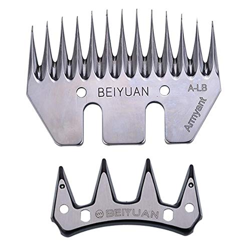 Oferta juegos peines y cuchillas para Esquilar Ovejas de la marca Beiyuan, valida para Heiniger, Oster, Supershear, gts, shearmaster, super-profi, kerbl, profiline (1)