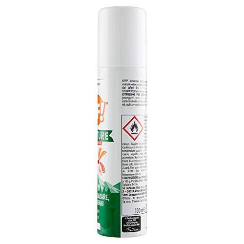 OFF! Adventure Spray – Repelente de insectos y antimosquitos, 2 unidades