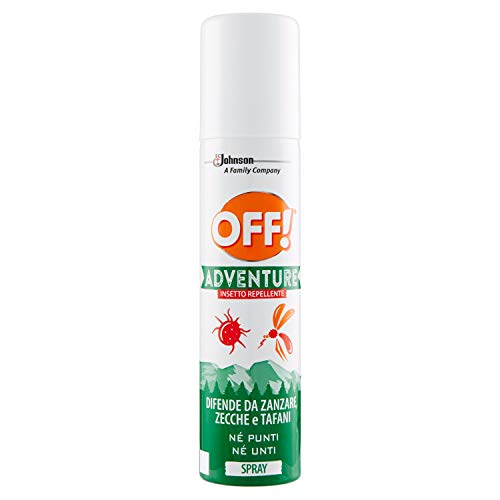 OFF! Adventure Spray – Repelente de insectos y antimosquitos, 2 unidades