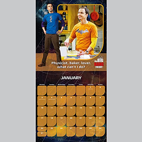 Official Big Bang Theory 2022 Calendar - Month To View Square Wall Calendar (The Official Big Bang Theory Square Calendar 2022)