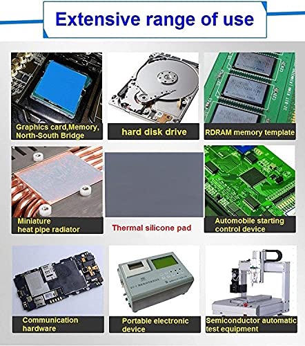 One enjoy Thermalright Thermal Pad 12.8 W/MK, 120x120x2mm, Silicona Pad Termico para disipador térmico/GPU/CPU/LED (2mm)