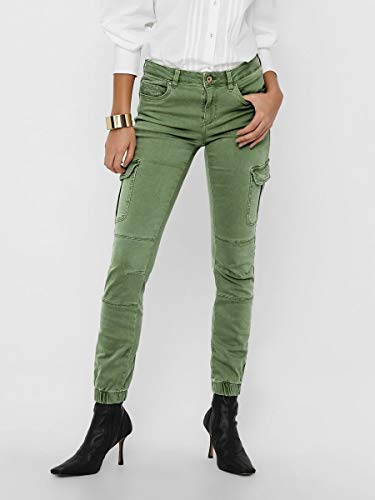 Only 15170889 Pantalones, Verde (Oil Green Oil Green), Talla Única (Talla del Fabricante: 38) para Mujer