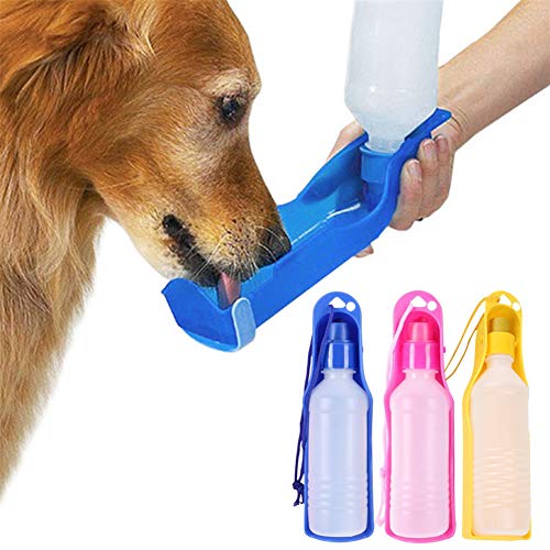 Openg Bebedor Perros Portatil Bebedero Perro Portatil Botella de Agua para Perro con Cuenco Perro Accesorios de Viaje