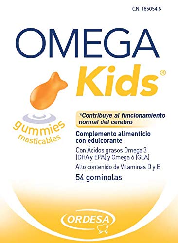 Ordesa Omegakids Gummies Masticables- 54 Unidades - El Omega-3 para tus hijos, 4 gominolas al día