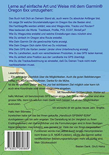 Oregon 6 xx Handbuch: Das Handbuch zu den Garmin GPS-Empfängern der Serien Orgeon 600 und 650