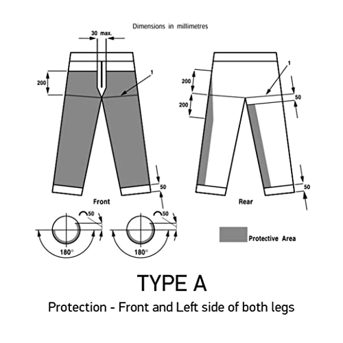 Oregon Yukon Pantalones de Protección Anticorte Clase 1 para Motosierra, Talla XL (XL, 54-56) (295435/XL)