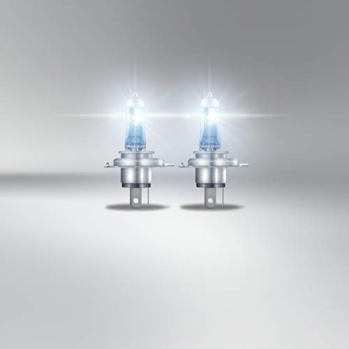 OSRAM NIGHT BREAKER LASER H4, +150% más de luz, lámpara halógena para faros, 64193NL-HCB, coche de 12 V, caja dúo (2 lámparas)