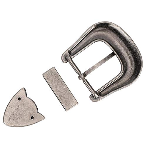 Oumefar 1 Juego de Hebilla de aleación Tallada de Estilo Vintage, Hebilla de cinturón de Cintura de Metal, artesanía de Cuero para Accesorios de Silla(Inner Diameter 40mm)