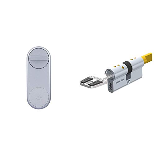Pack Apertura No Remota por Wifi: Linus Smart Lock Cerradura inteligente motorizada y Cilindro HS-K Linus® 35mm x 30mm