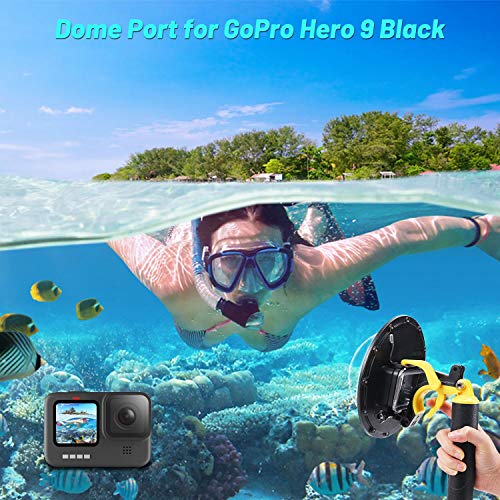 para GoPro Dome Hero 9 Black Carcasa Impermeable para Domo gopro 9 con empuñadura de gatillo Flotante para cámara de acción