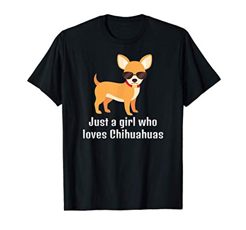 Para las mujeres Niñas Dueñas de perros Chihuahua Camiseta