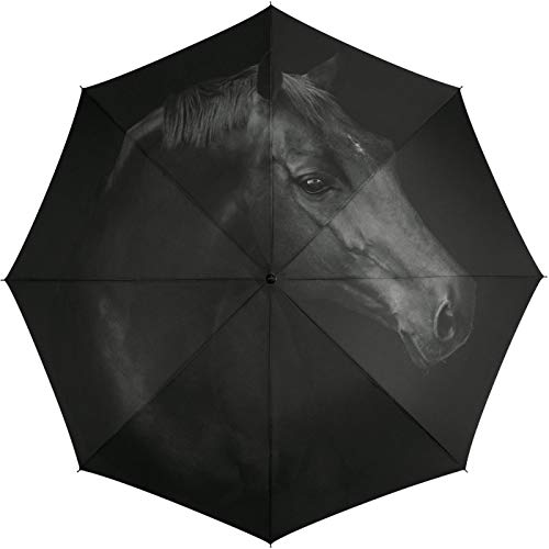 Paraguas automático Essentials Horse con bonito diseño de caballos.