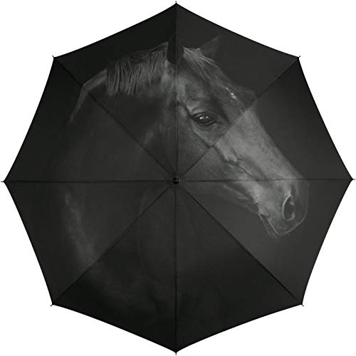 Paraguas automático Essentials Horse con un bonito diseño de caballo.