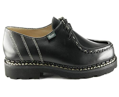 Paraoot Morzine - Zapatos para hombre, color marrón, (Negro ), 43.5 EU