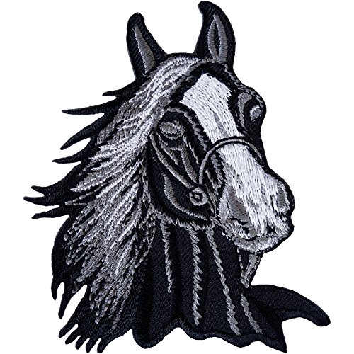 Parche de caballo bordado insignia de hierro coser en pony equitación chaqueta de ropa ecuestre