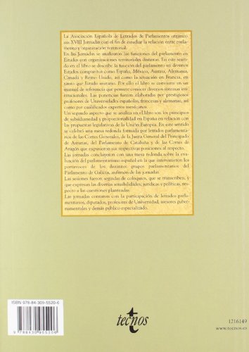 Parlamento y organización territorial: XVIII Jornadas de la Asociación Española de Letrados de Parlamentos (Derecho - Estado y Sociedad)