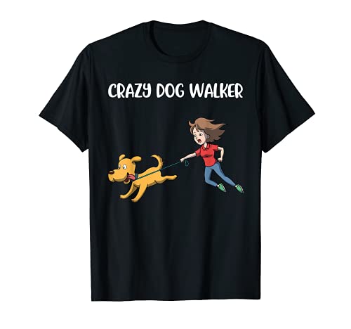Paseador de perros Pasear al perro Camiseta