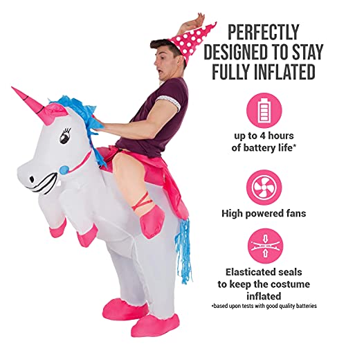 Paseo Adulto En Disfraz Inflable De Unicornio Caballo Mágico Disfrazarse Para Mujer Y Hombre , color/modelo surtido