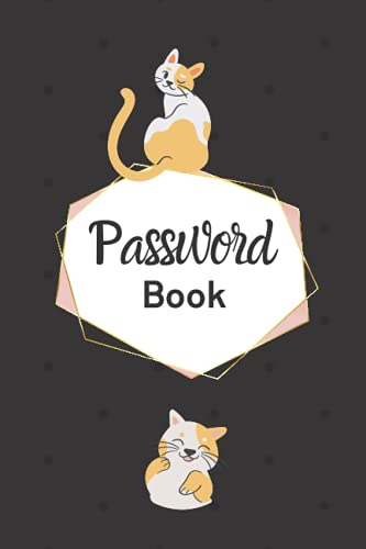 Password Book: Internet Password Organizer / Funny Cute Cat Gag Gift / Pocket Alphabetical Password Logbook