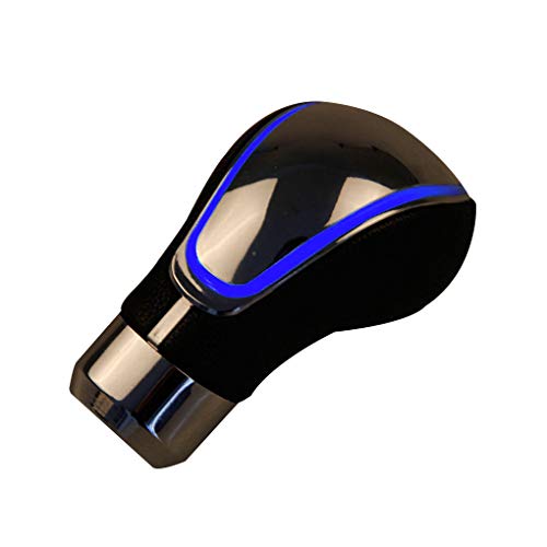 Patpan LED Sensible al Tacto Que Brilla y Cambio de Marchas Palanca del Cabezal Universal Manual Shift Knob Coches Accesorios para automóviles Azul Claro