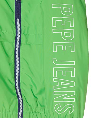 Pepe Jeans Axel Chaqueta, Verde (Bright Green 633), 2 años (Talla del Fabricante: 2) para Niños