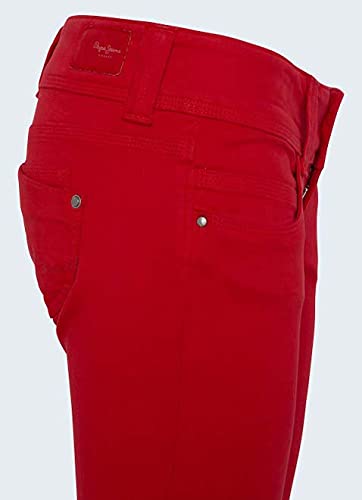 Pepe Jeans Venus Crop Pantalones Cortos, 244mars Red, 29 para Mujer