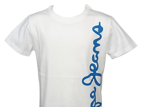 Pepe Jeans Waldo Camiseta, Blanco (Optic White 802), 14 años para Niños