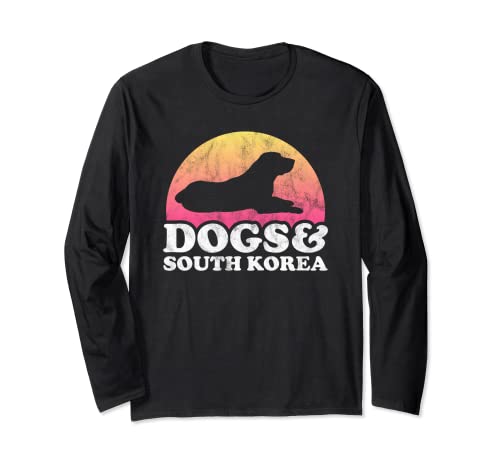 Perros y Corea del Sur Hombres o Mujeres Perro Manga Larga