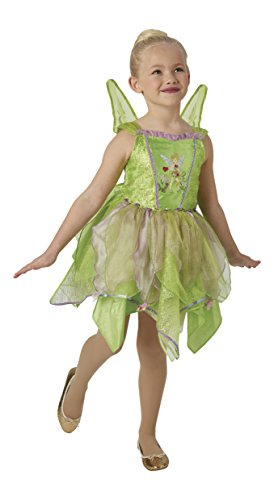 Peter Pan - Disfraz de hada Campanilla Premium para niña, infantil 5-6 años (Rubie's 640428-M)