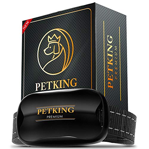 PetKing Premium Collar Antiladridos para Perros Pequeños y Grandes Collar Adiestramento Perros Collares Anti Ladridos Dispositivo Antiladrido Collare Entrenamiento Vibración