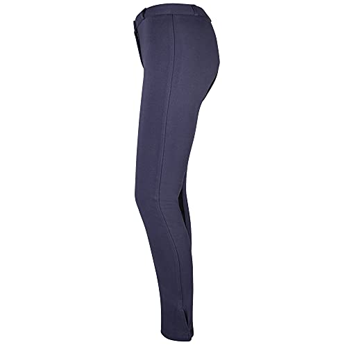 Pfiff 101197 - Pantalones de equitación para mujer, color Azul (Blau/Schwarz), talla 42