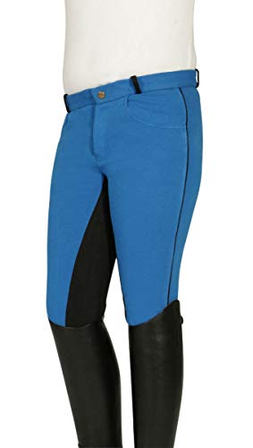 PFIFF Franka, Pantalones de equitación infantil, Color Azul (Azul), Talla 146