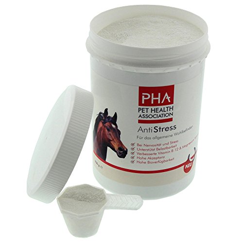 PHA-2 Caballo, Forro Complemento para el Apoyo de la Resistencia en nervosität y estrés, Polvo, Anti estrés, 850 g