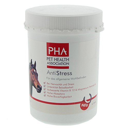 PHA-2 Caballo, Forro Complemento para el Apoyo de la Resistencia en nervosität y estrés, Polvo, Anti estrés, 850 g
