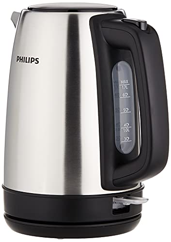 Philips Daily HD9350/90 - Hervidor de Agua, 2200 W, 1.7 Litros, Inox