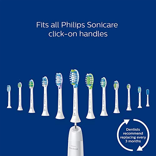 Philips sonicare HX6016/26 pro results - Lote de 4 cabezales de recambio estándar para cepillo de dientes