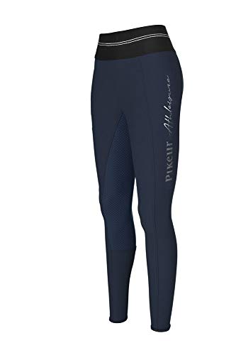 Pikeur GIA Grip Athleisure - Pantalones de equitación para mujer, Unisex adulto, color gris oscuro, tamaño 44