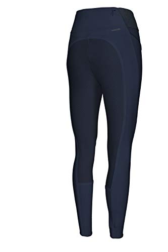 Pikeur Hanne Grip ATHLEASURE - Pantalones de equitación para mujer (tejido softshell, talla 34), color azul