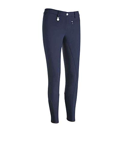 Pikeur Lucinda Grip CORKSHELL II - Pantalones de equitación para Mujer, Color Azul Marino, tamaño 48