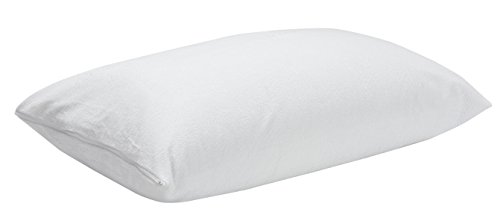 Pikolin Home - Funda de almohada de algodón de rizo impermeable y transpirable con tratamiento antiácaros y cremallera en un lateral