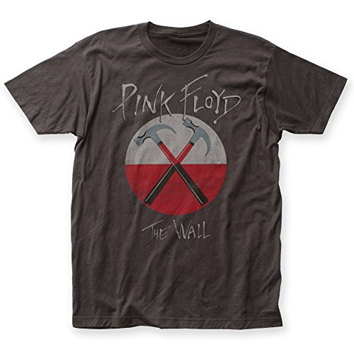 Pink Floyd – Camiseta para hombre, diseño envejecido de martillos, ajustada negro antracita Small